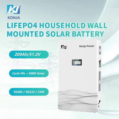 Хорошая цена. KonJa 51.2V 200Ah 10,24 кВт.ч. Стенный аккумулятор с 5-летней гарантией онлайн
