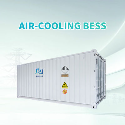 Хорошая цена. KonJa Воздушное охлаждение 20FT 768Vdc 1MWh глубокий цикл батарея Система хранения энергии 400Vac контейнер батарея онлайн